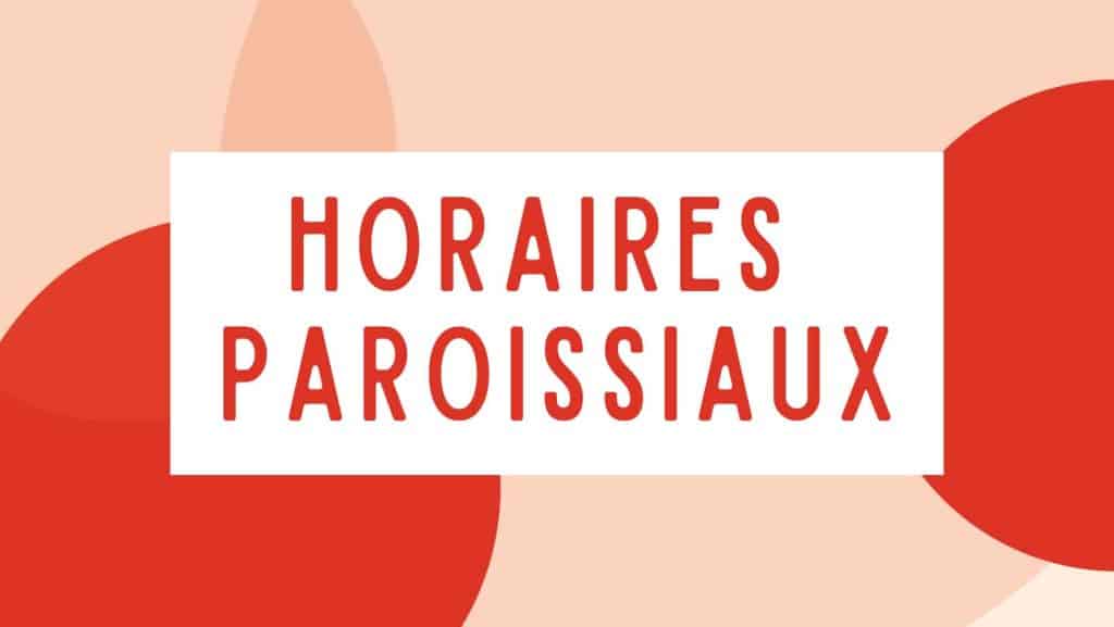 Horaires sept 2022