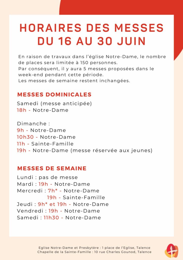 Horaires dete