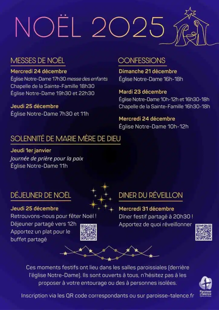 horaires noel2025 site
