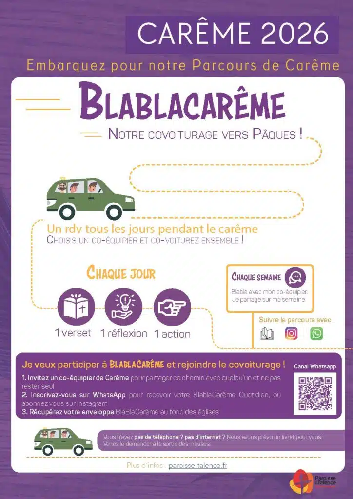 Affiche BlaBlaCarême