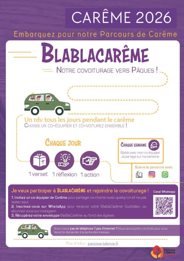 Affiche BlaBlaCarême