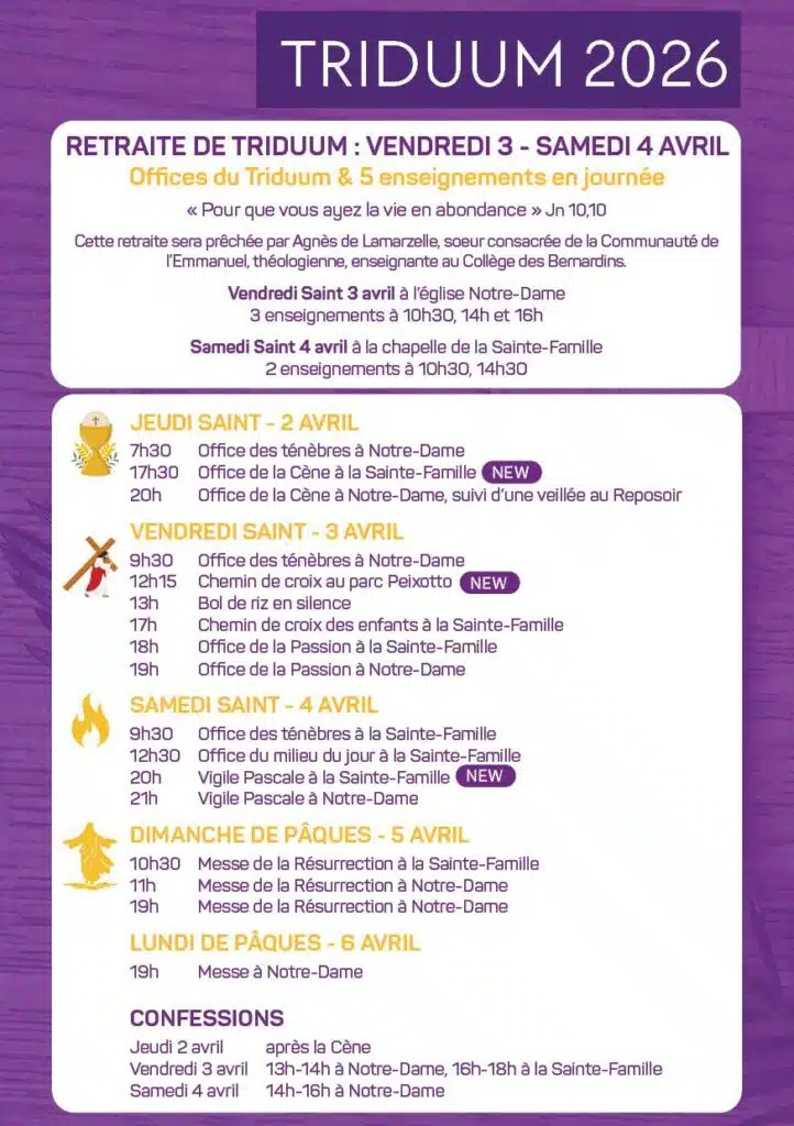 programme Triduum